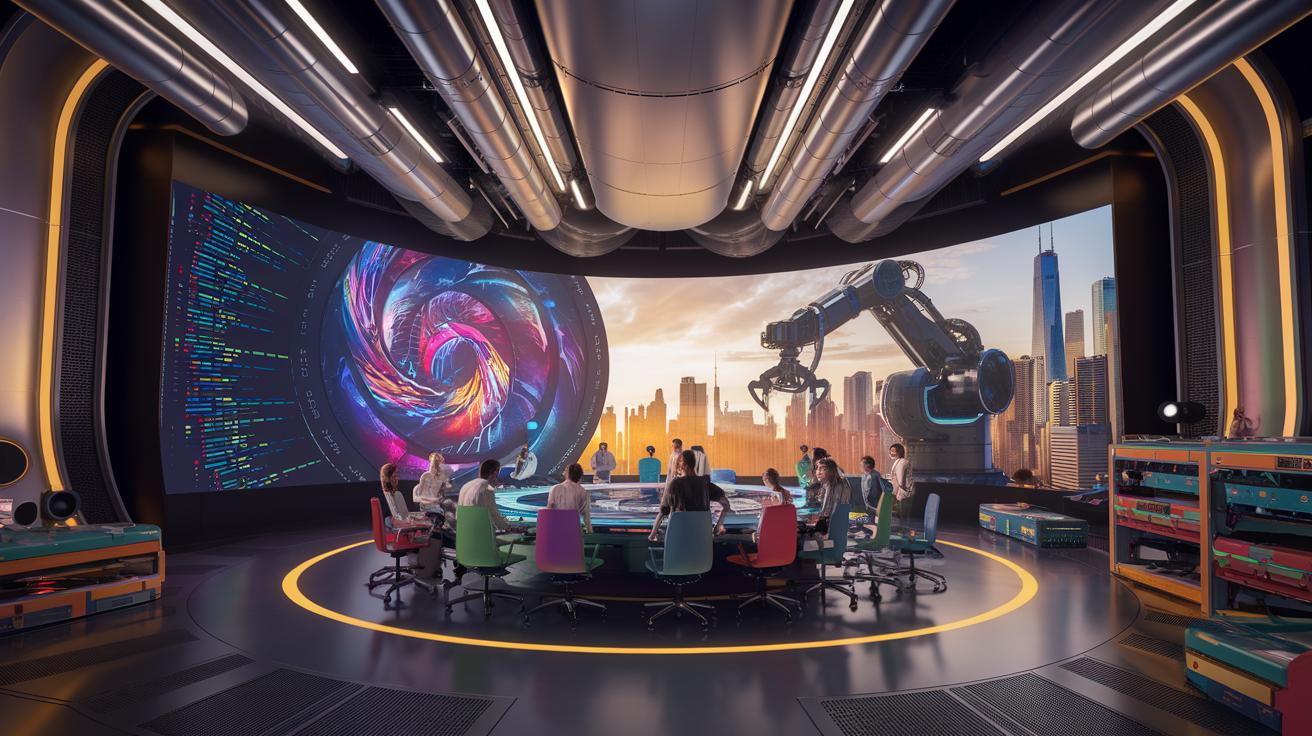 Imagen Relacionada a El impacto potencial de la inteligencia artificial en las industrias creativas.