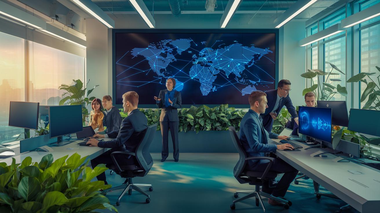 Imagen Relacionada a Soluciones innovadoras basadas en IA para proteger redes empresariales contra ciberataques.