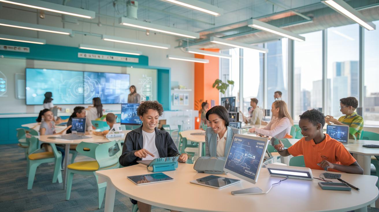 Imagen Relacionada a La influencia positiva de la inteligencia artificial en sistemas educativos inclusivos.