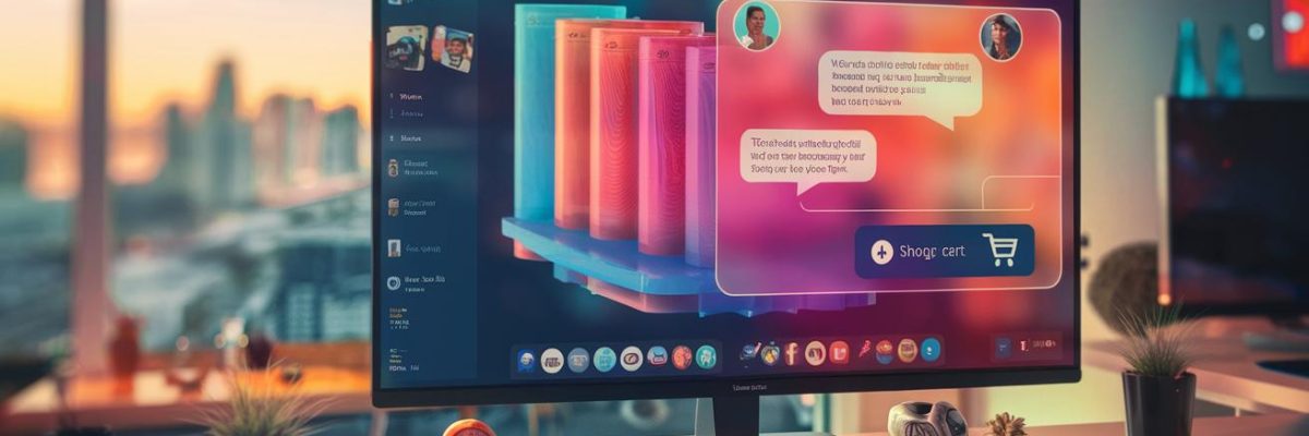 Imagen Relacionada a Impacto de los asistentes virtuales impulsados por IA en las ventas online.