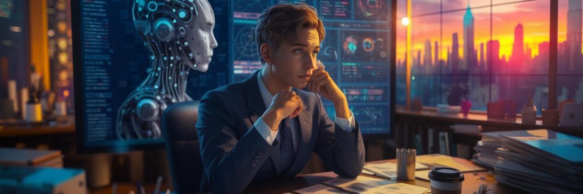 Imagen Relacionada a Los desafíos éticos y legales al usar inteligencia artificial en inversiones financieras.